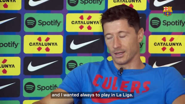 Lewandowski: "I'm looking forward for my future in Barcelona"